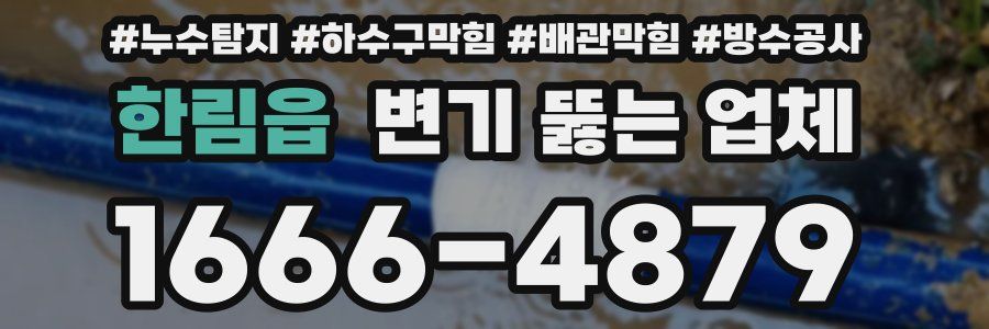 한림읍 변기 뚫는 업체