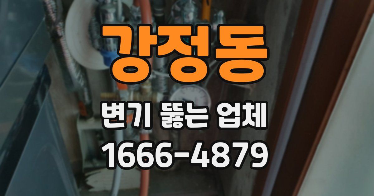 강정동 변기 뚫는 업체
