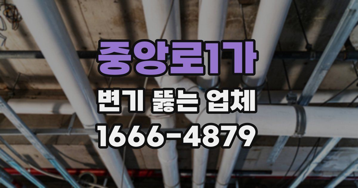 중앙로1가 변기 뚫는 업체