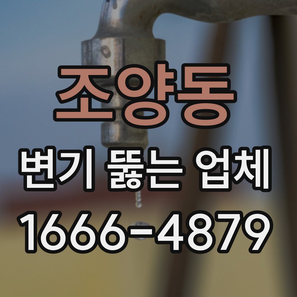 조양동 변기 뚫는 업체
