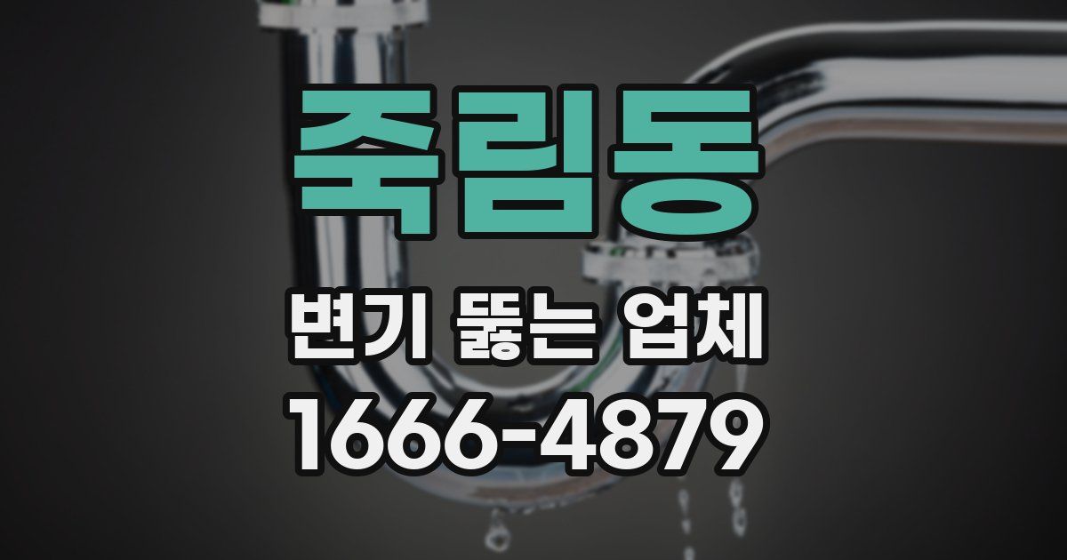 죽림동 변기 뚫는 업체
