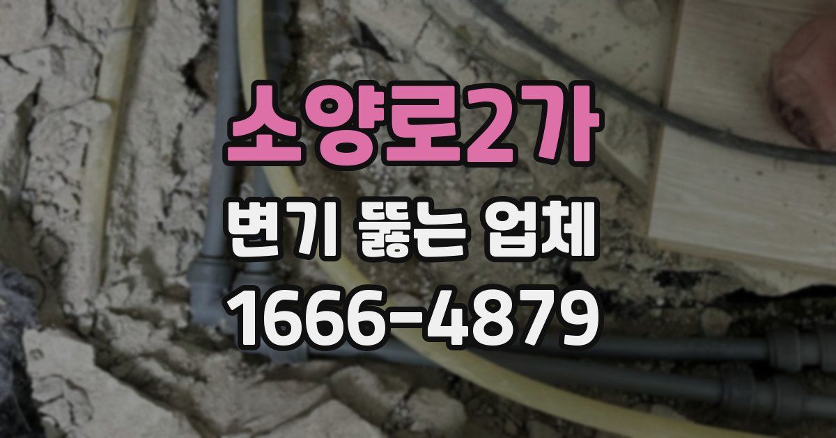 소양로2가 변기 뚫는 업체