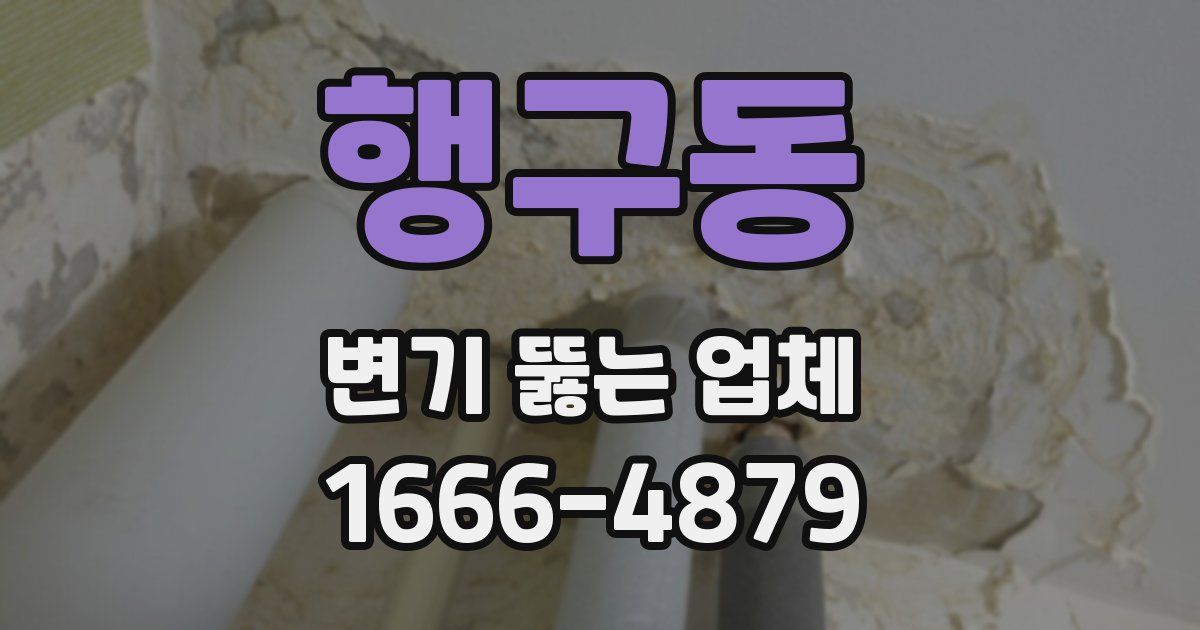 행구동 변기 뚫는 업체