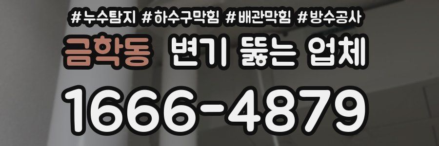 금학동 변기 뚫는 업체