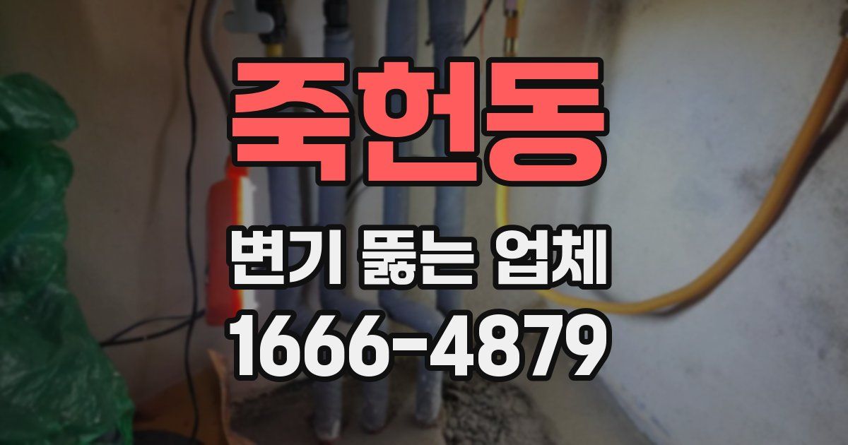 죽헌동 변기 뚫는 업체