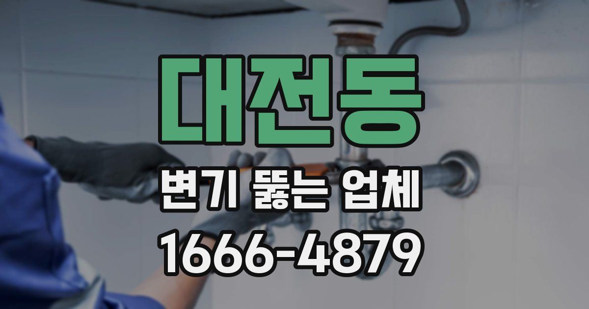 대전동 변기 뚫는 업체
