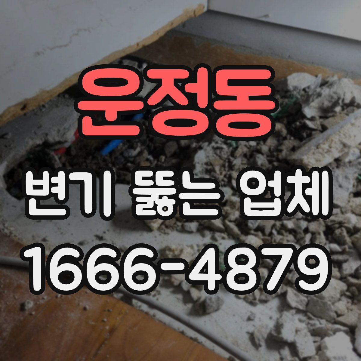 운정동 변기 뚫는 업체