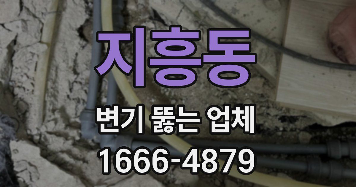 지흥동 변기 뚫는 업체