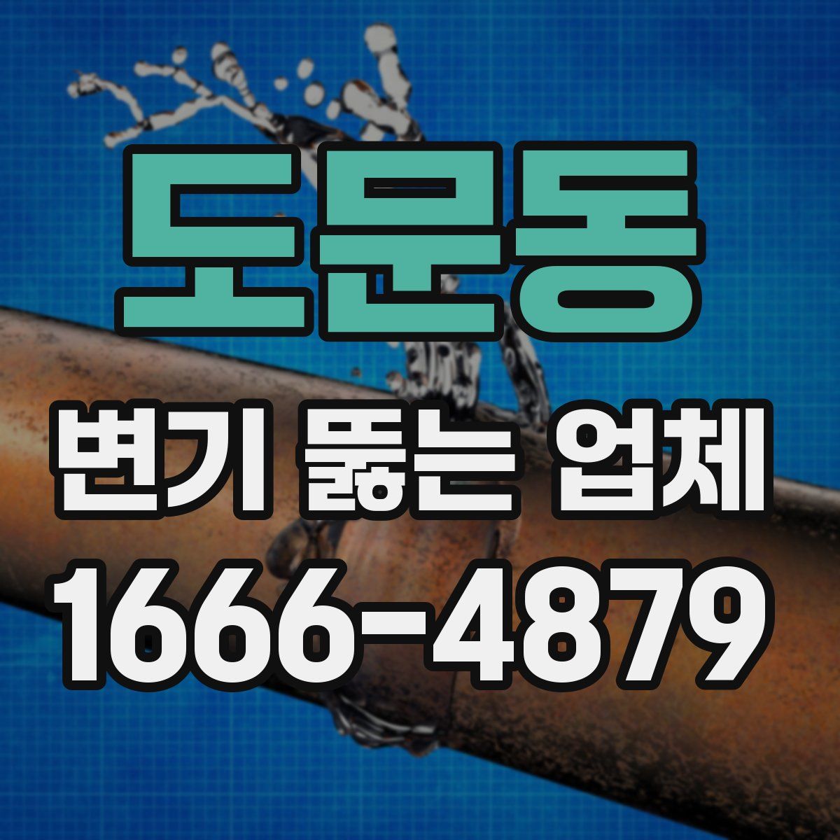 도문동 변기 뚫는 업체