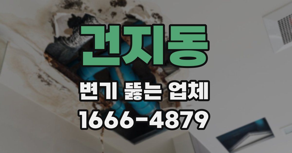 건지동 변기 뚫는 업체