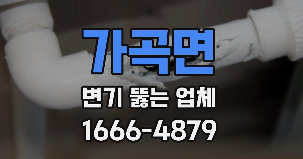 가곡면 변기 뚫는 업체