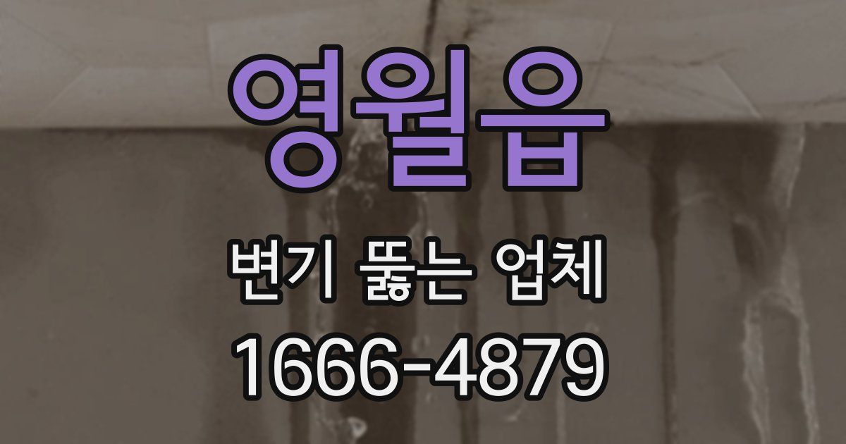 영월읍 변기 뚫는 업체