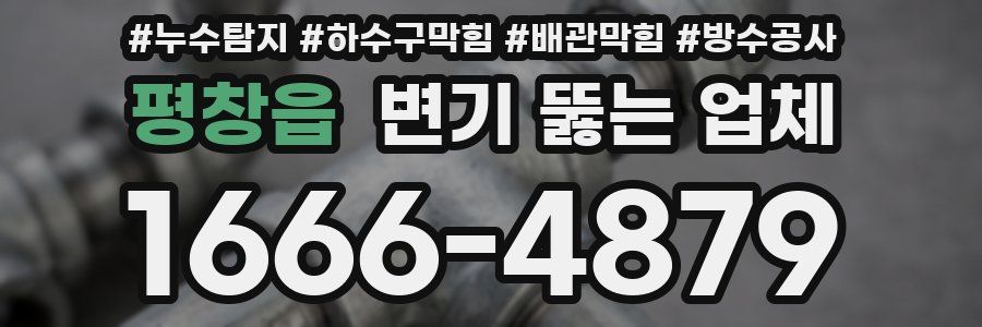 평창읍 변기 뚫는 업체