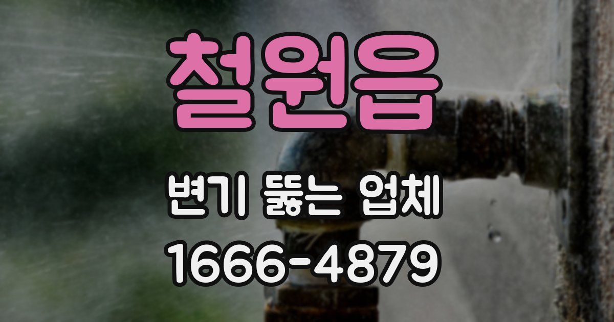 철원읍 변기 뚫는 업체