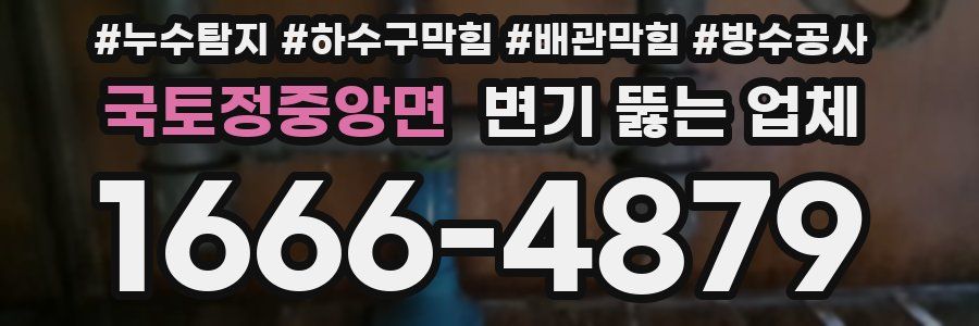 국토정중앙면 변기 뚫는 업체