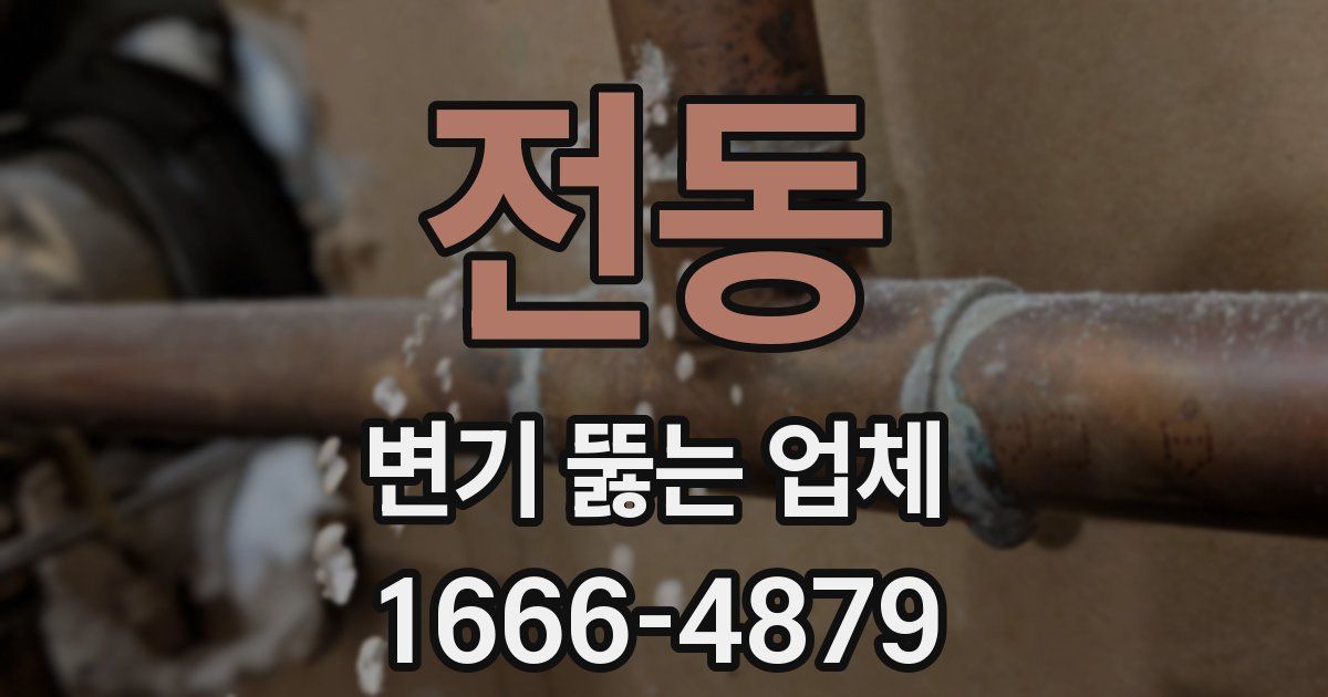 전동 변기 뚫는 업체