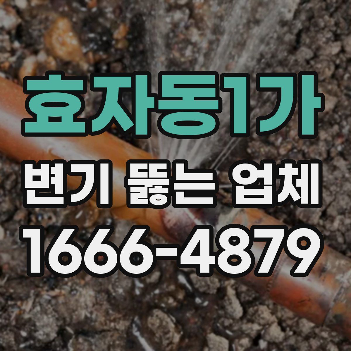 효자동1가 변기 뚫는 업체