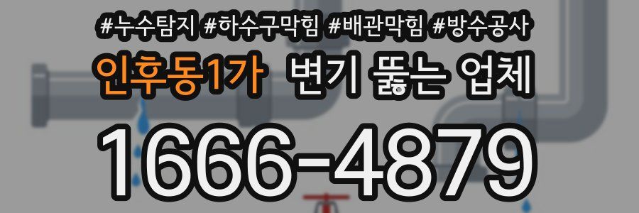 인후동1가 변기 뚫는 업체