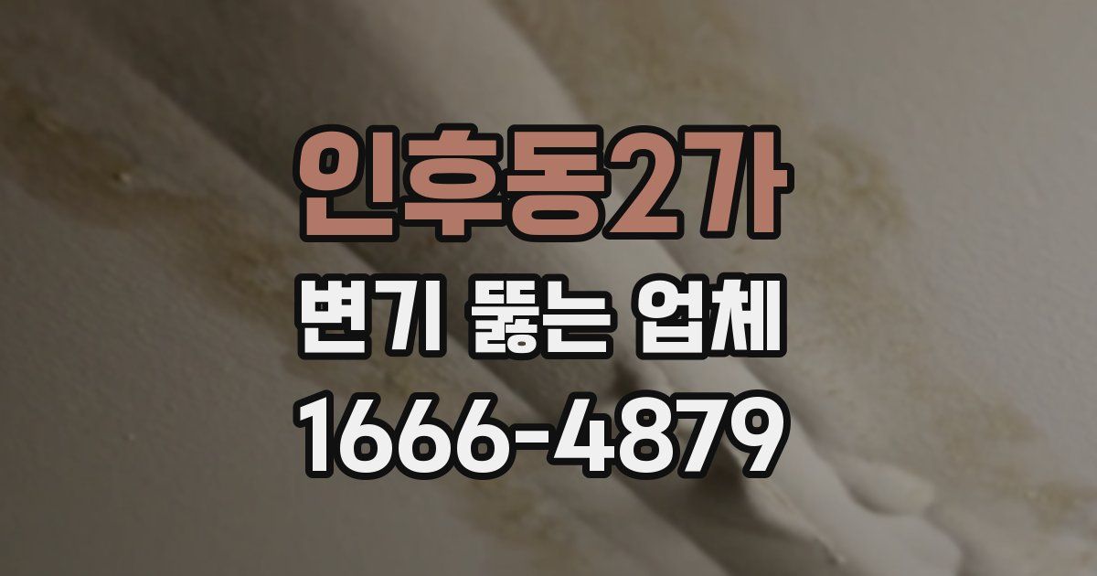 인후동2가 변기 뚫는 업체