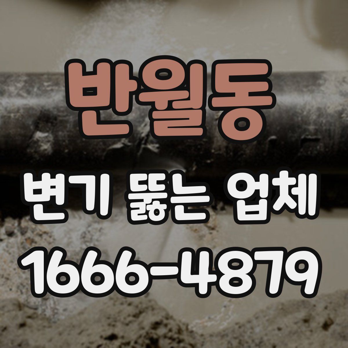 반월동 변기 뚫는 업체
