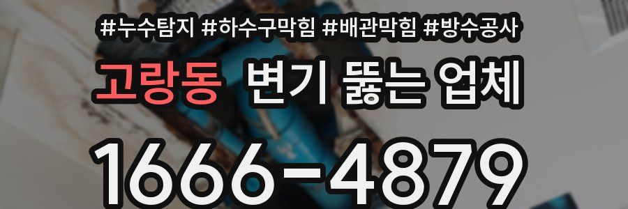 고랑동 변기 뚫는 업체