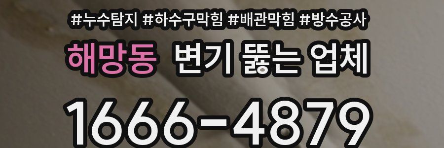 해망동 변기 뚫는 업체