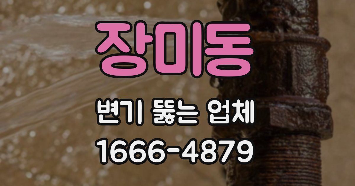 장미동 변기 뚫는 업체