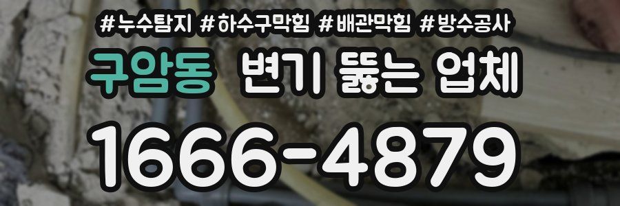 구암동 변기 뚫는 업체