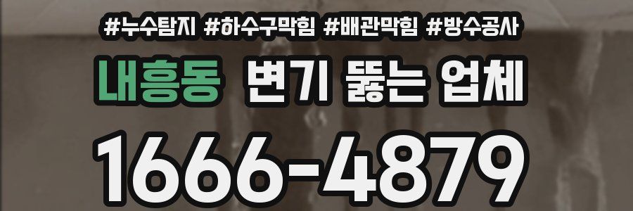 내흥동 변기 뚫는 업체