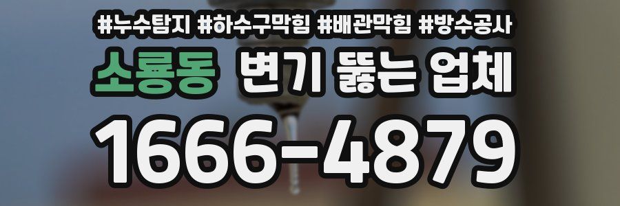 소룡동 변기 뚫는 업체