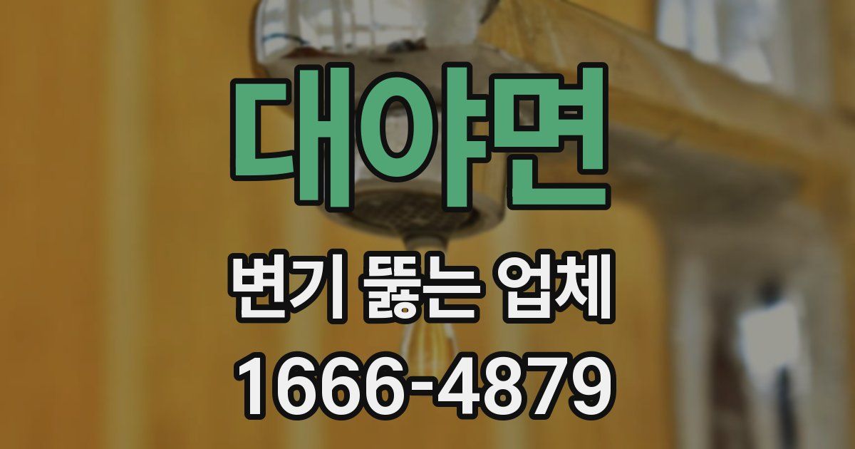대야면 변기 뚫는 업체
