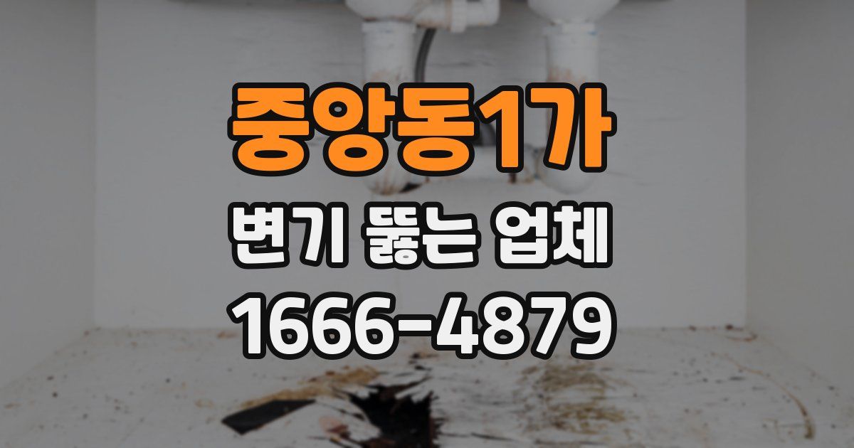중앙동1가 변기 뚫는 업체