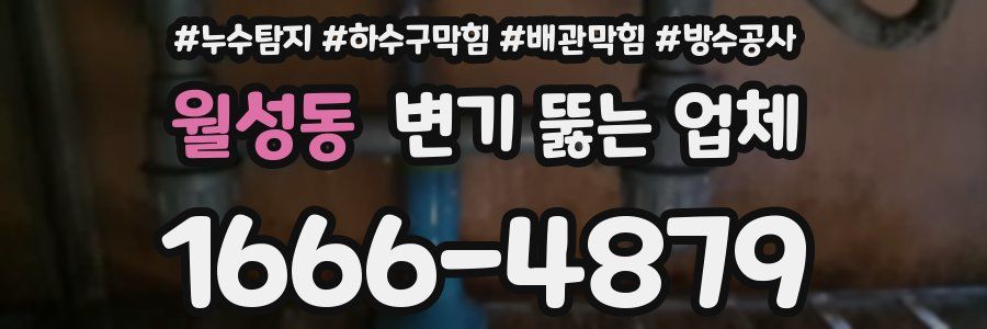 월성동 변기 뚫는 업체