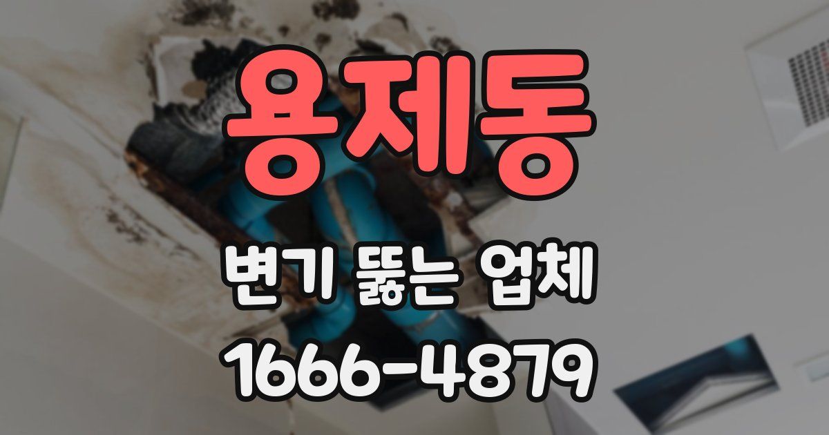 용제동 변기 뚫는 업체