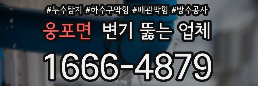 웅포면 변기 뚫는 업체