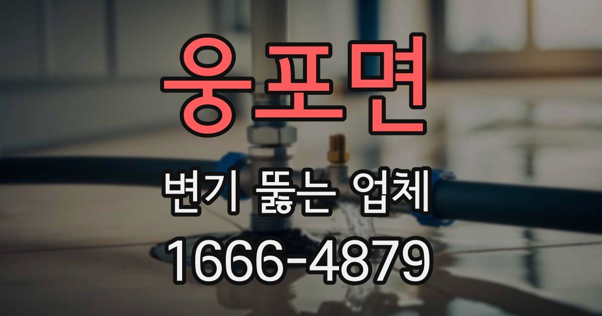 웅포면 변기 뚫는 업체
