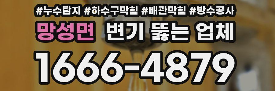 망성면 변기 뚫는 업체