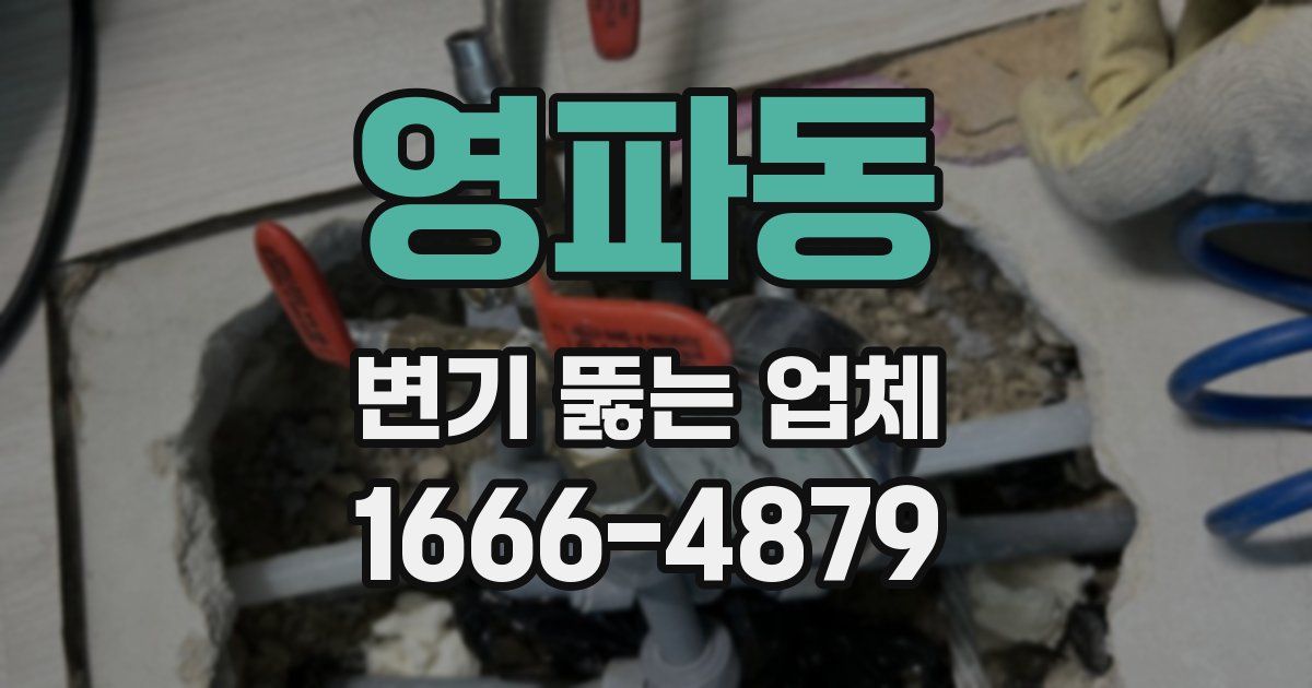 영파동 변기 뚫는 업체