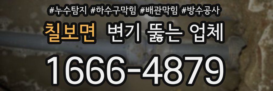 칠보면 변기 뚫는 업체
