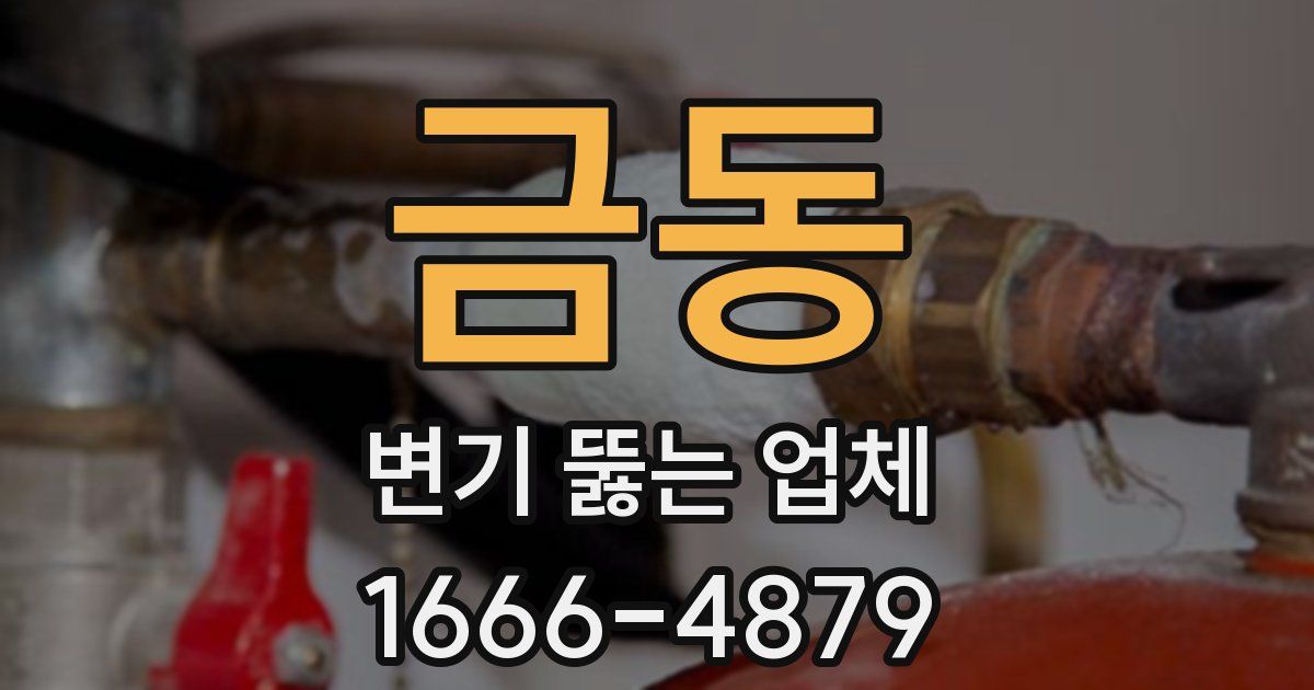 금동 변기 뚫는 업체