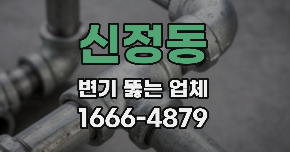 신정동 변기 뚫는 업체
