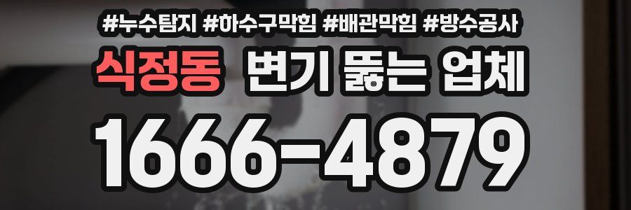 식정동 변기 뚫는 업체