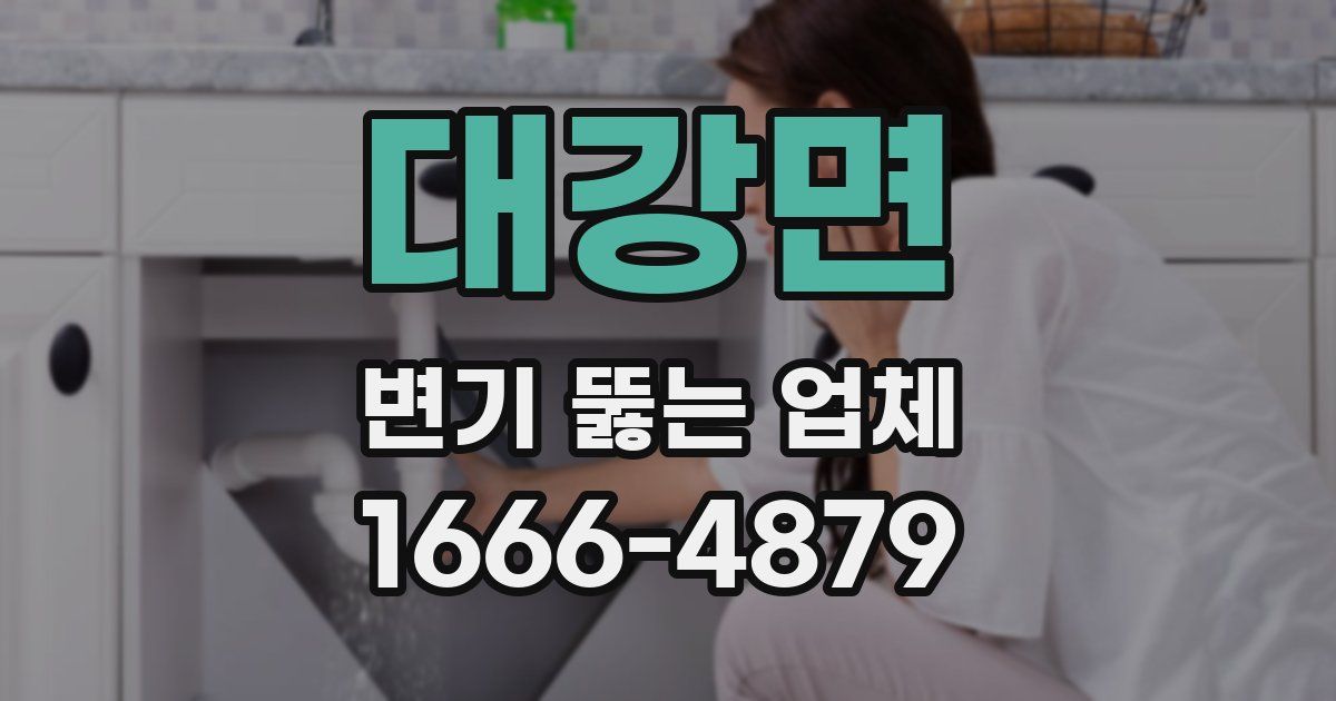 대강면 변기 뚫는 업체