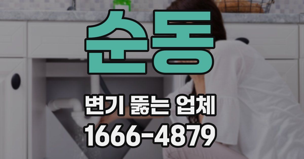 순동 변기 뚫는 업체
