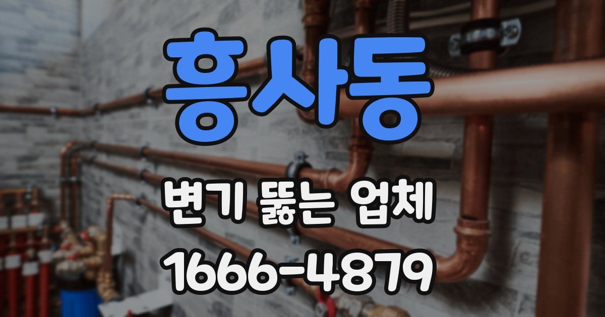 흥사동 변기 뚫는 업체