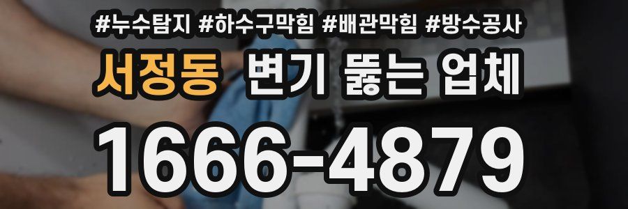 서정동 변기 뚫는 업체
