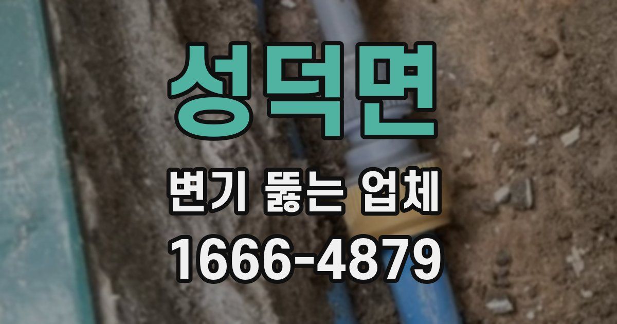 성덕면 변기 뚫는 업체