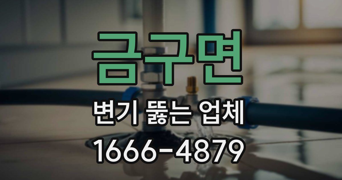 금구면 변기 뚫는 업체