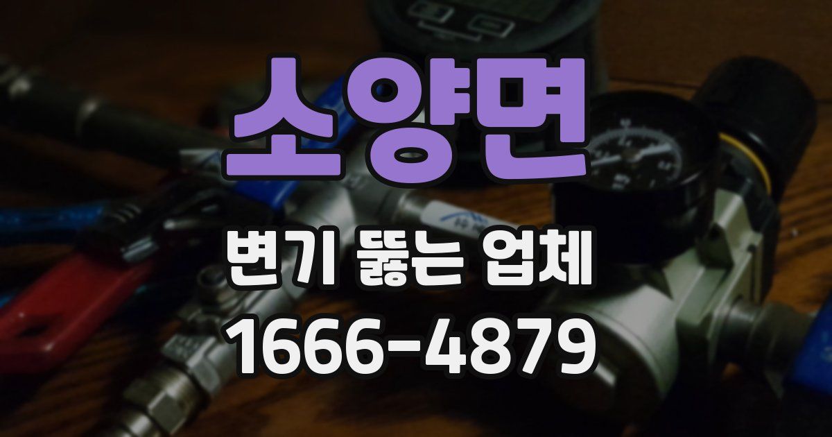 소양면 변기 뚫는 업체