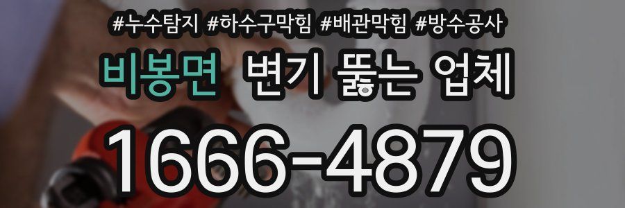 비봉면 변기 뚫는 업체